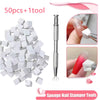 50pcs Nail Art Sponge Gradient Stamper and Dotting Tool Set