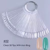 Oval Fan Nail Swatch Display Set