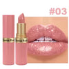 Pearlescent Pink Metallic Velvet Lipstick