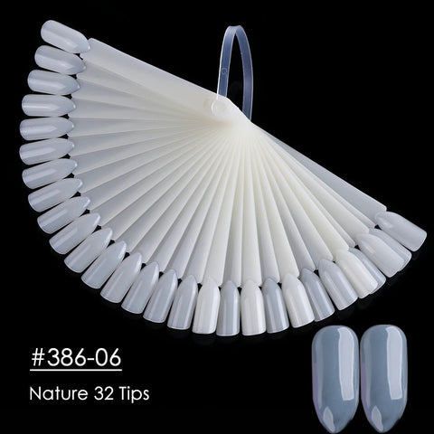 Oval Fan Nail Swatch Display Set